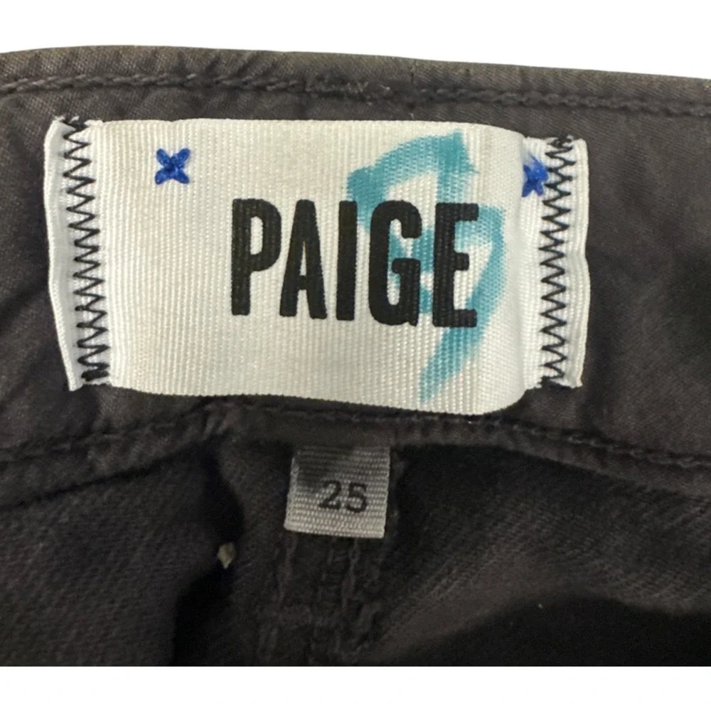 Paige Verdugo Ultra Slim Jeans Women's Black Splatter Size‎ 25